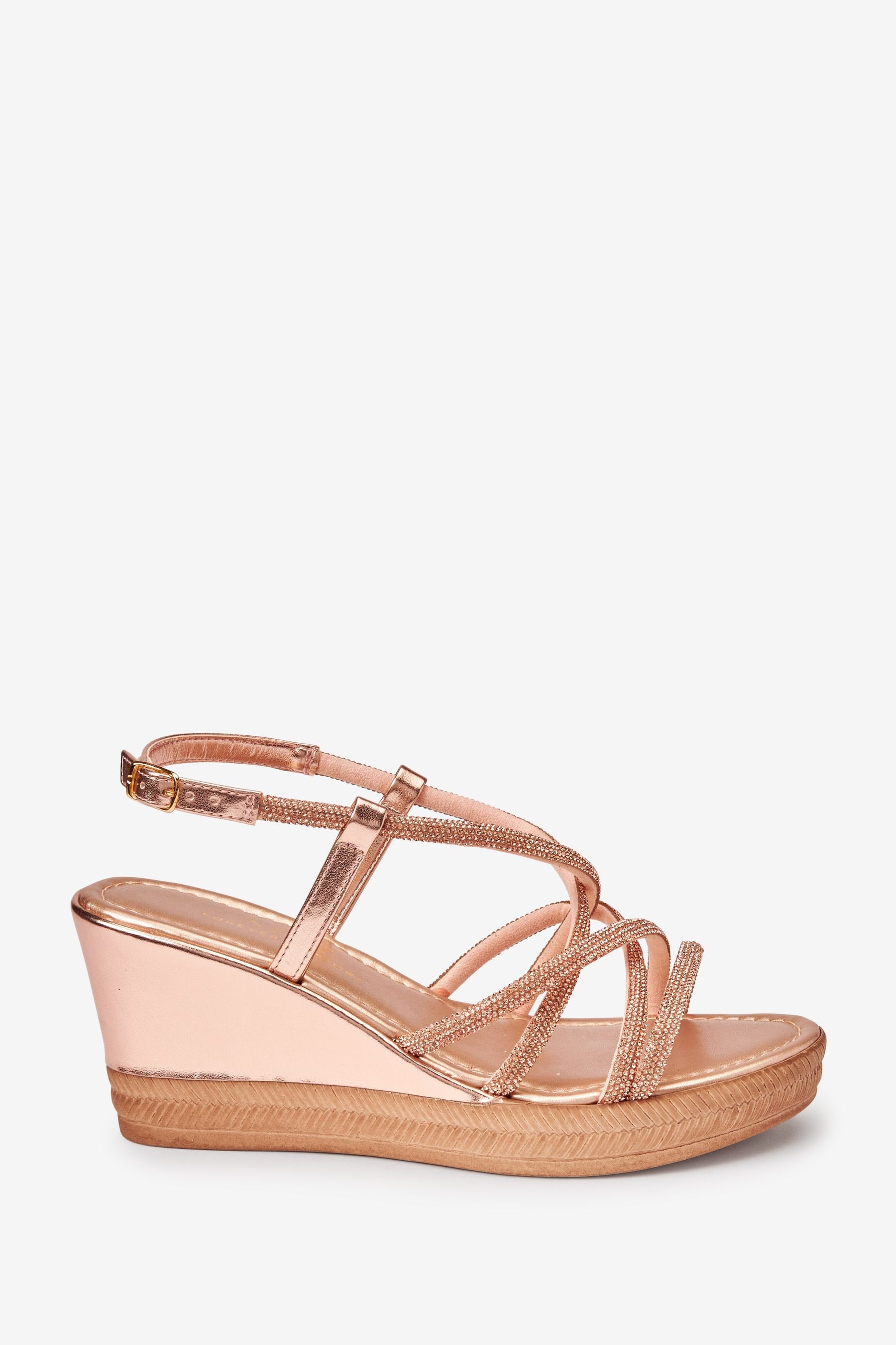 Next gold wedges on sale