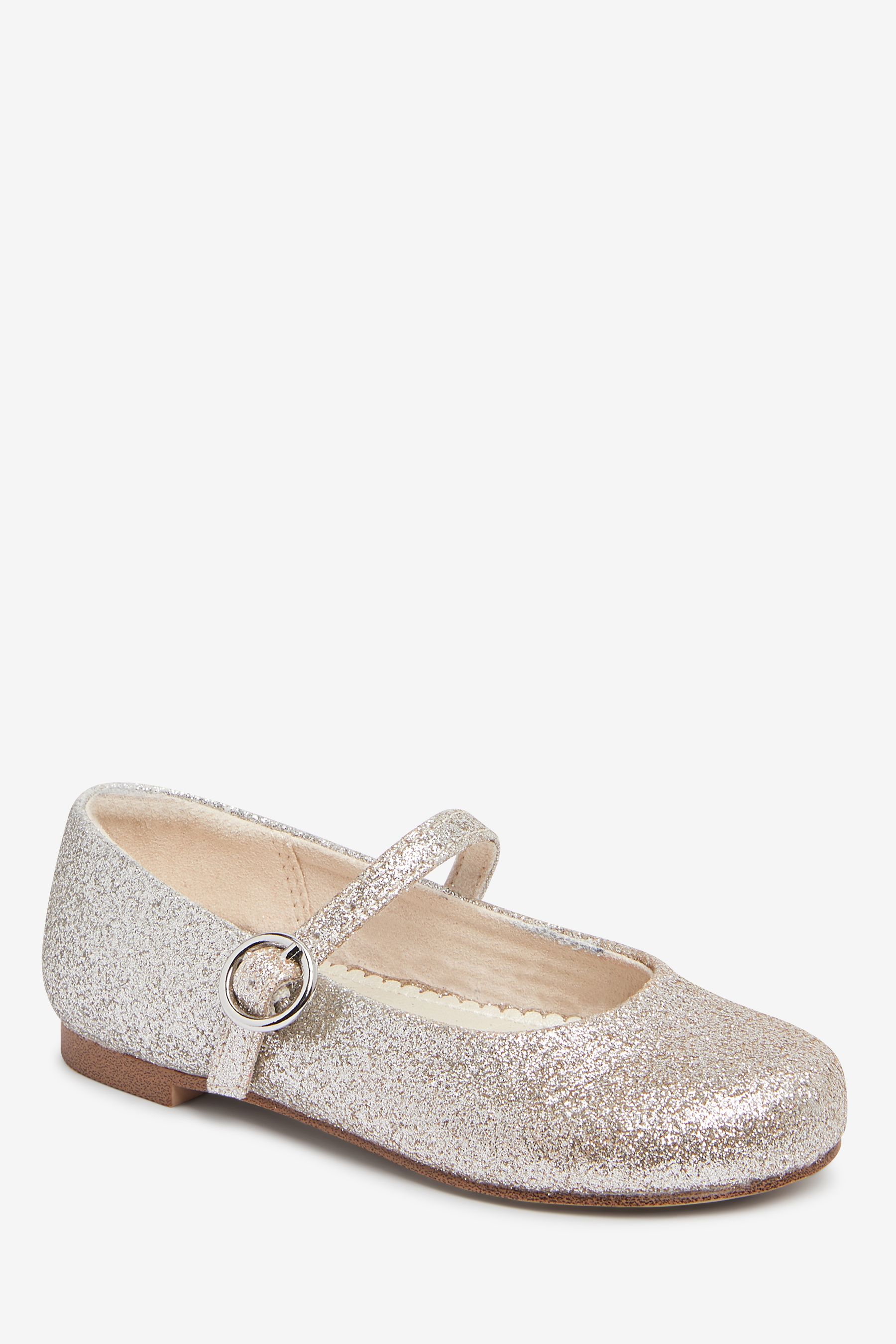 Glitter wide fit shoes discount