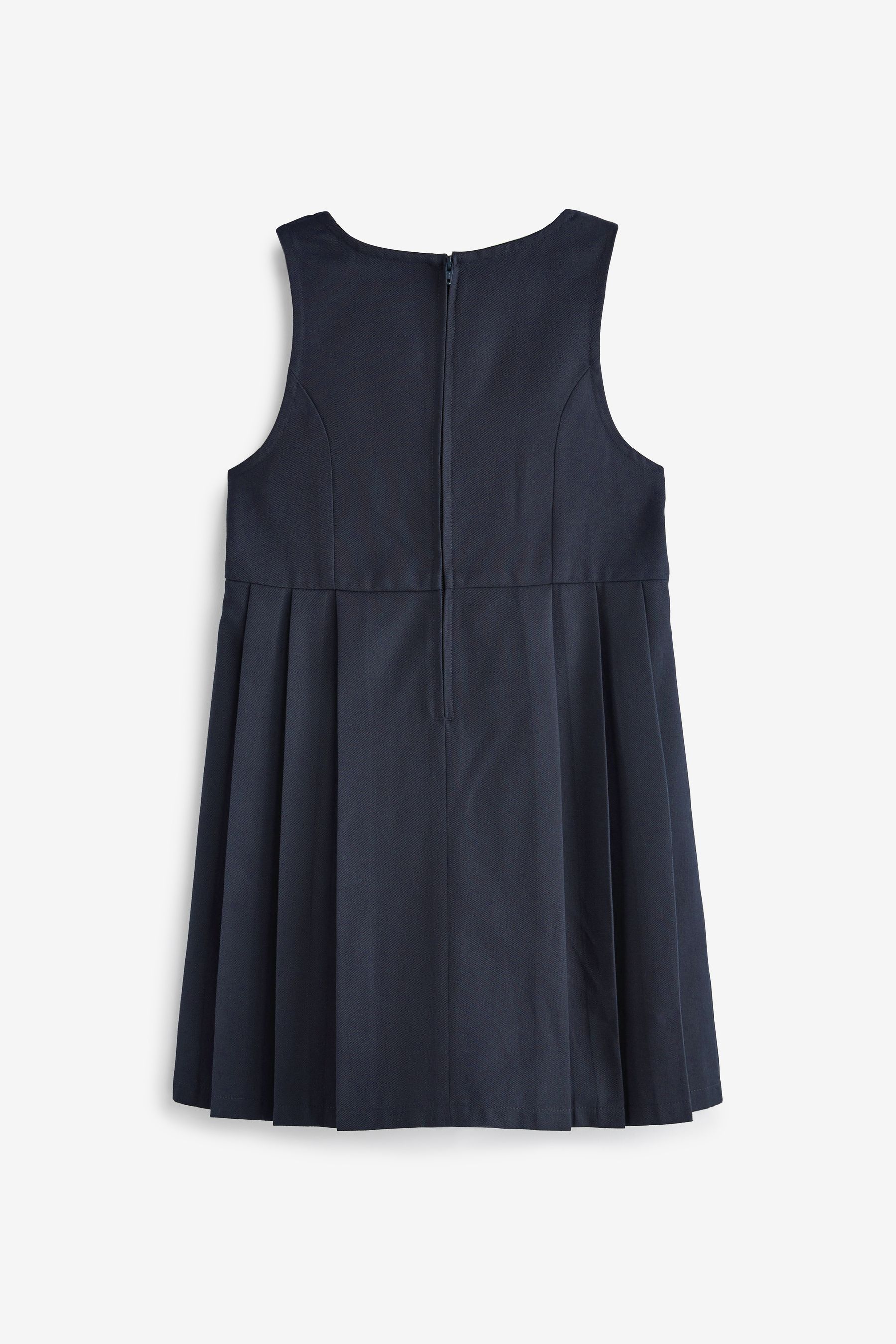 Buy Navy Blue Asymmetric Button Front Pinafore School Dress 3 14yrs from Next Canada