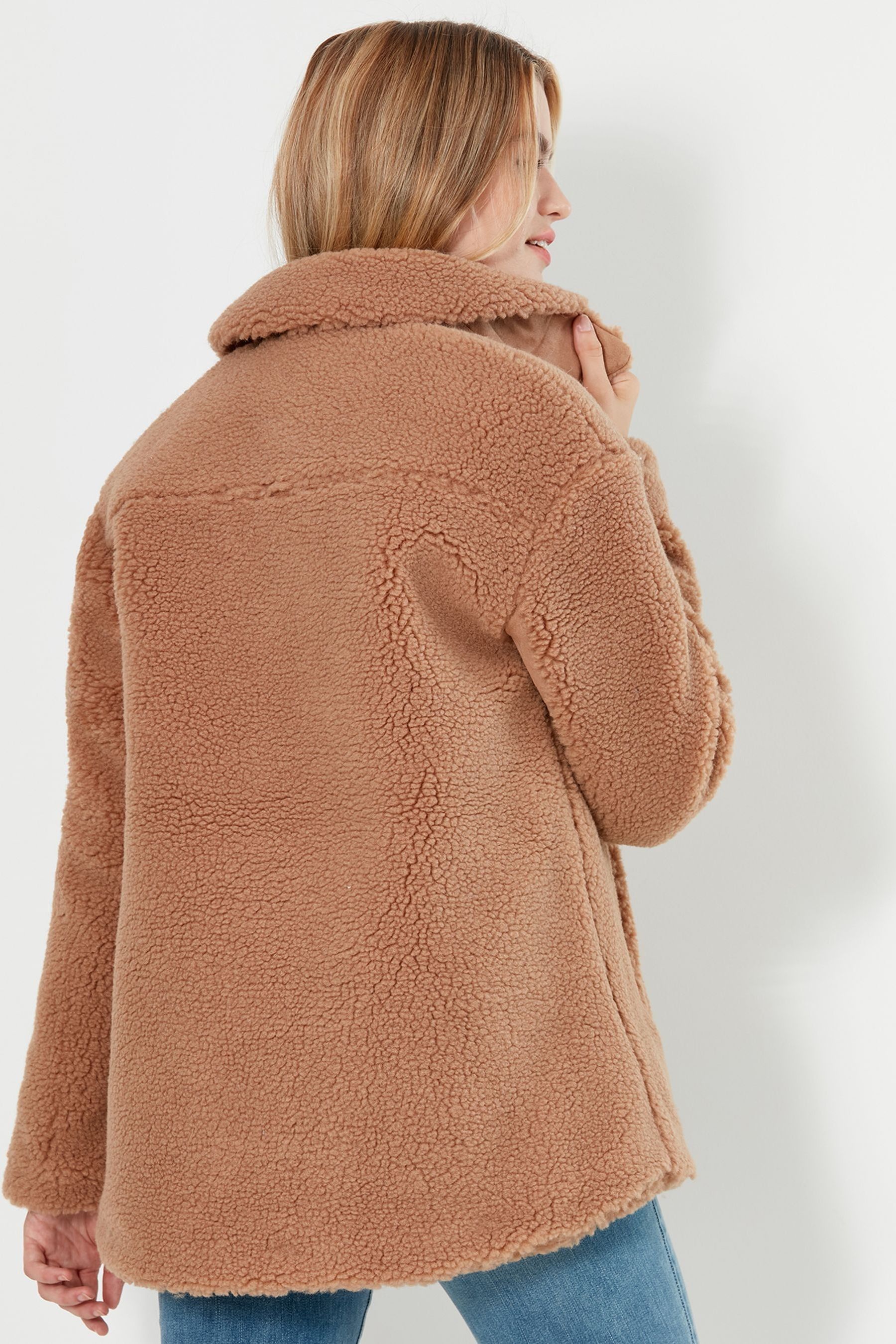 Collared fleece jacket sales