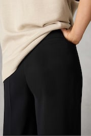 Live Unlimited Curve Petite Wide Leg Black Trousers - Image 3 of 4