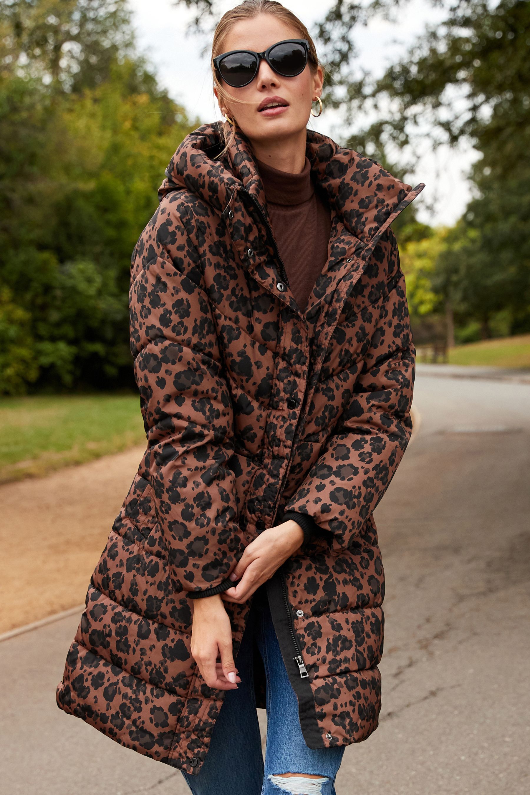 Animal print coat next shop