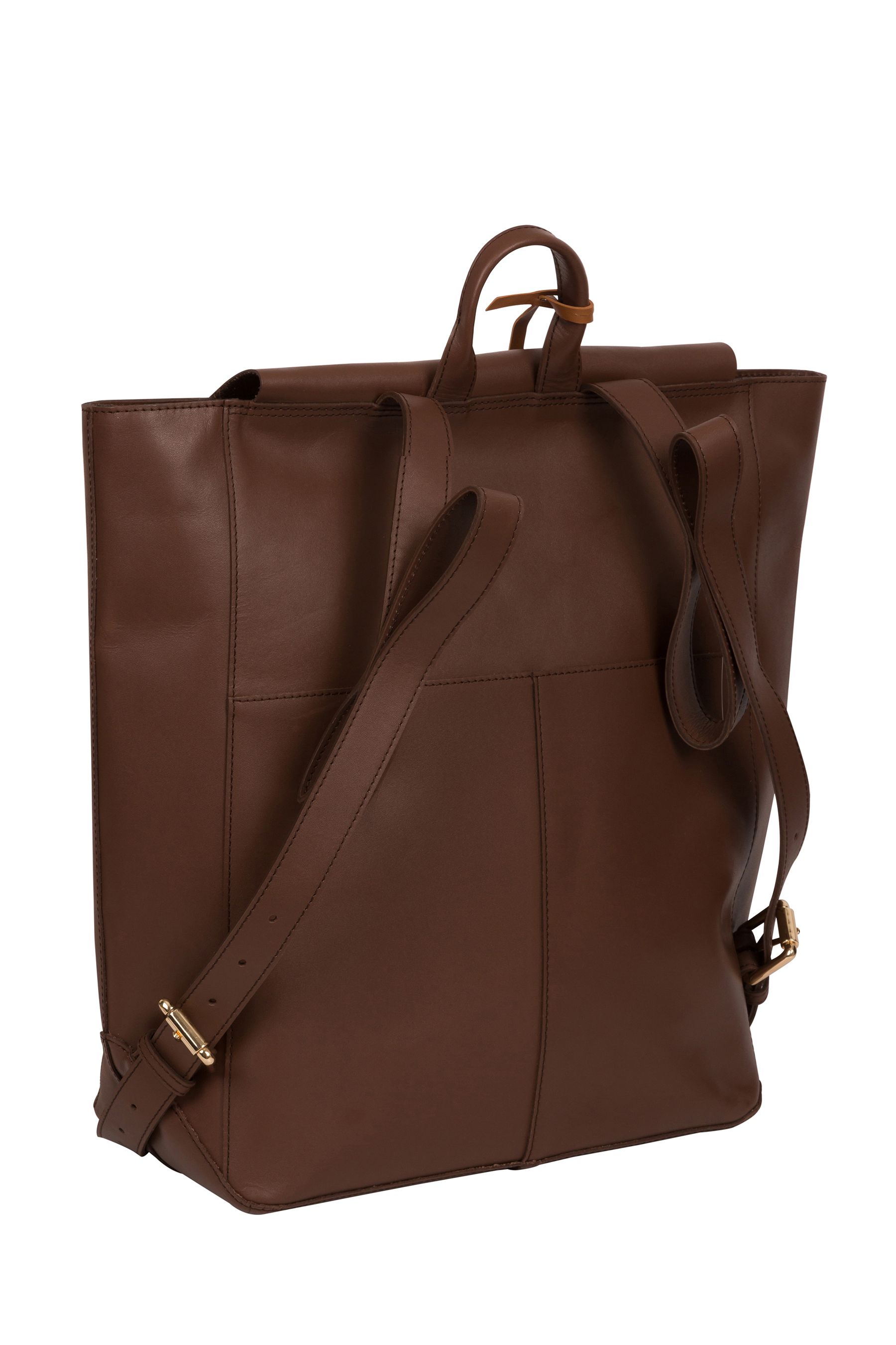 Vegetable tanned leather backpack shop