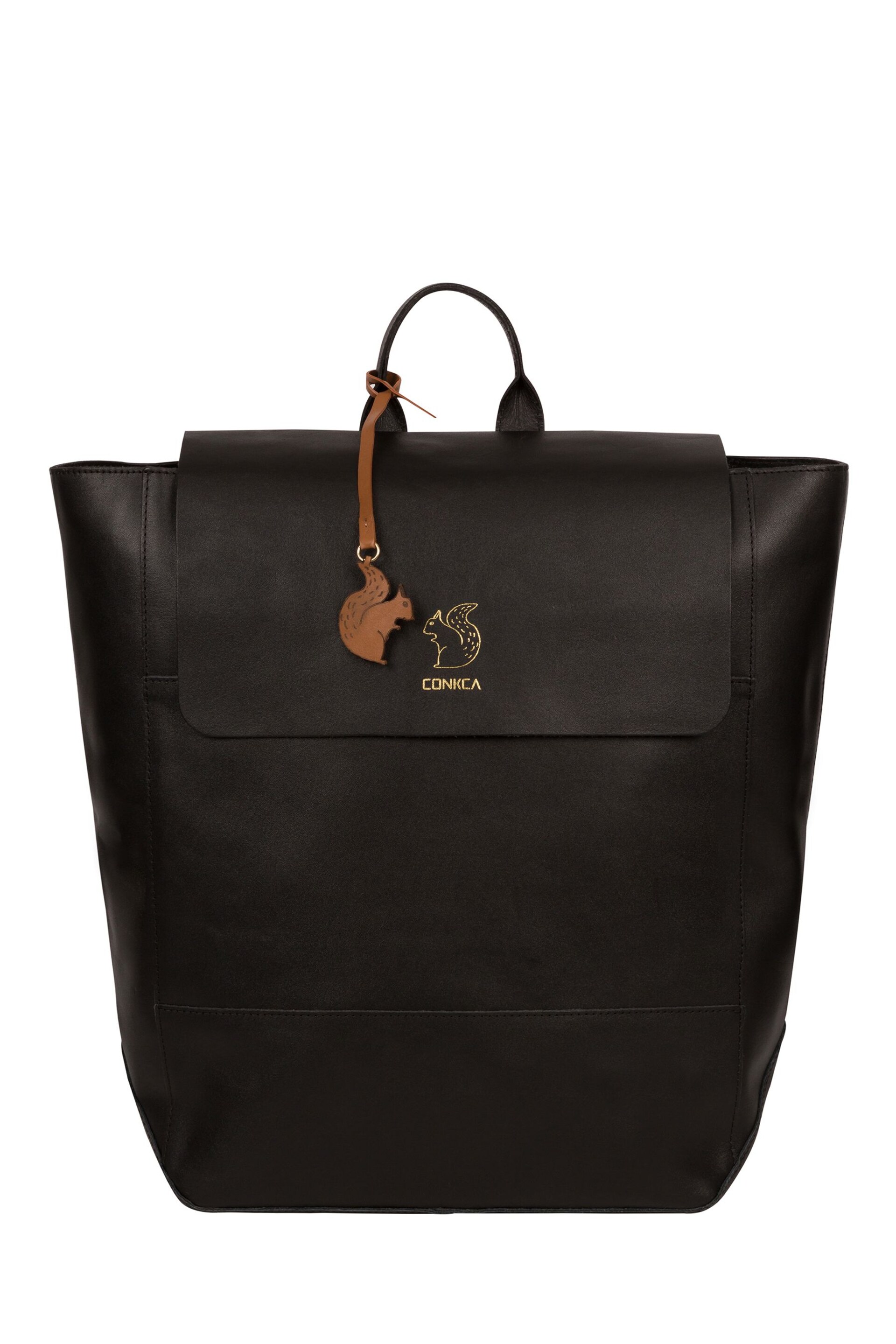 Conkca Butler Vegetable-Tanned Leather Backpack - Image 1 of 5