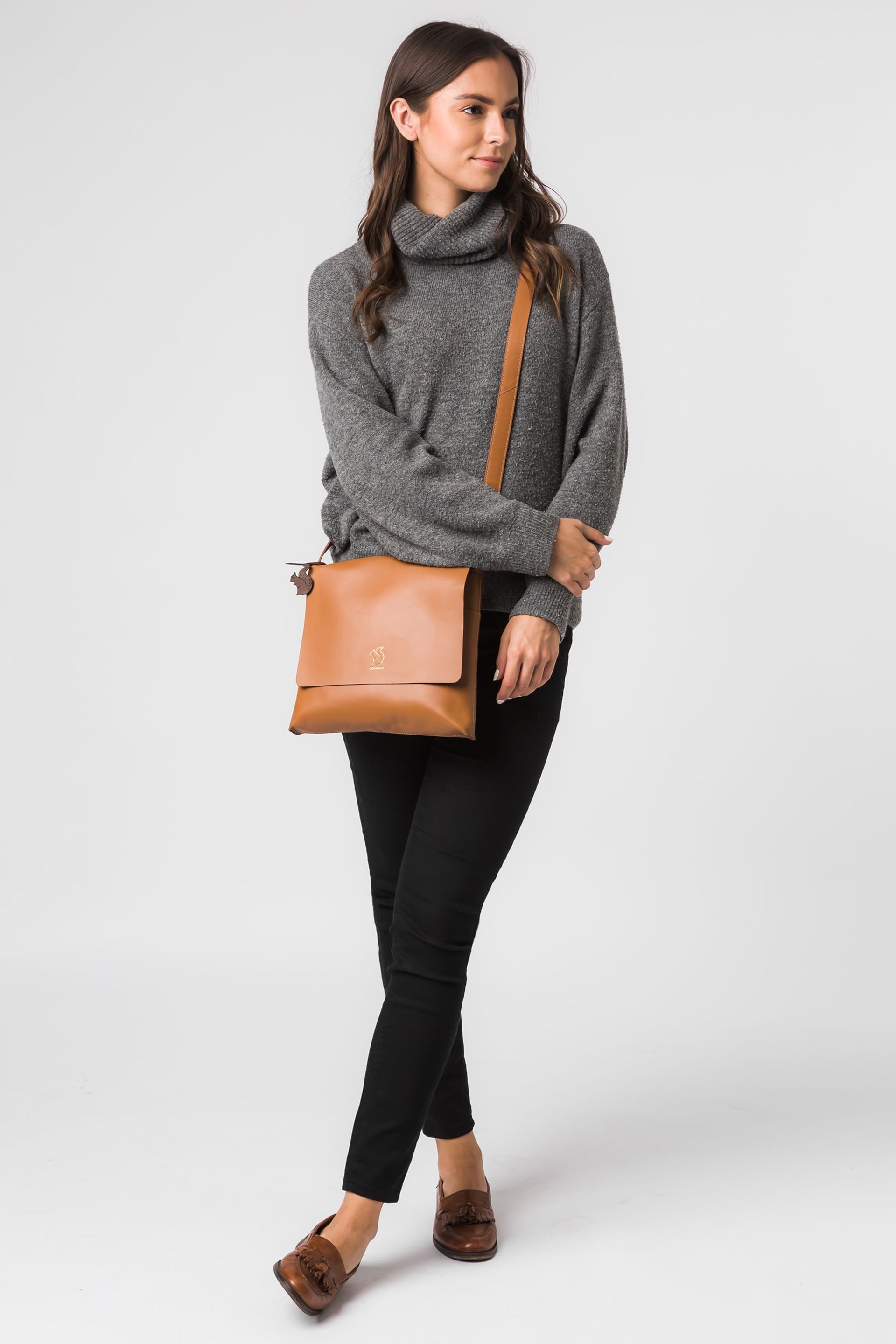 Conkca Bale Vegetable-Tanned Leather Cross-Body Bag - Image 1 of 5