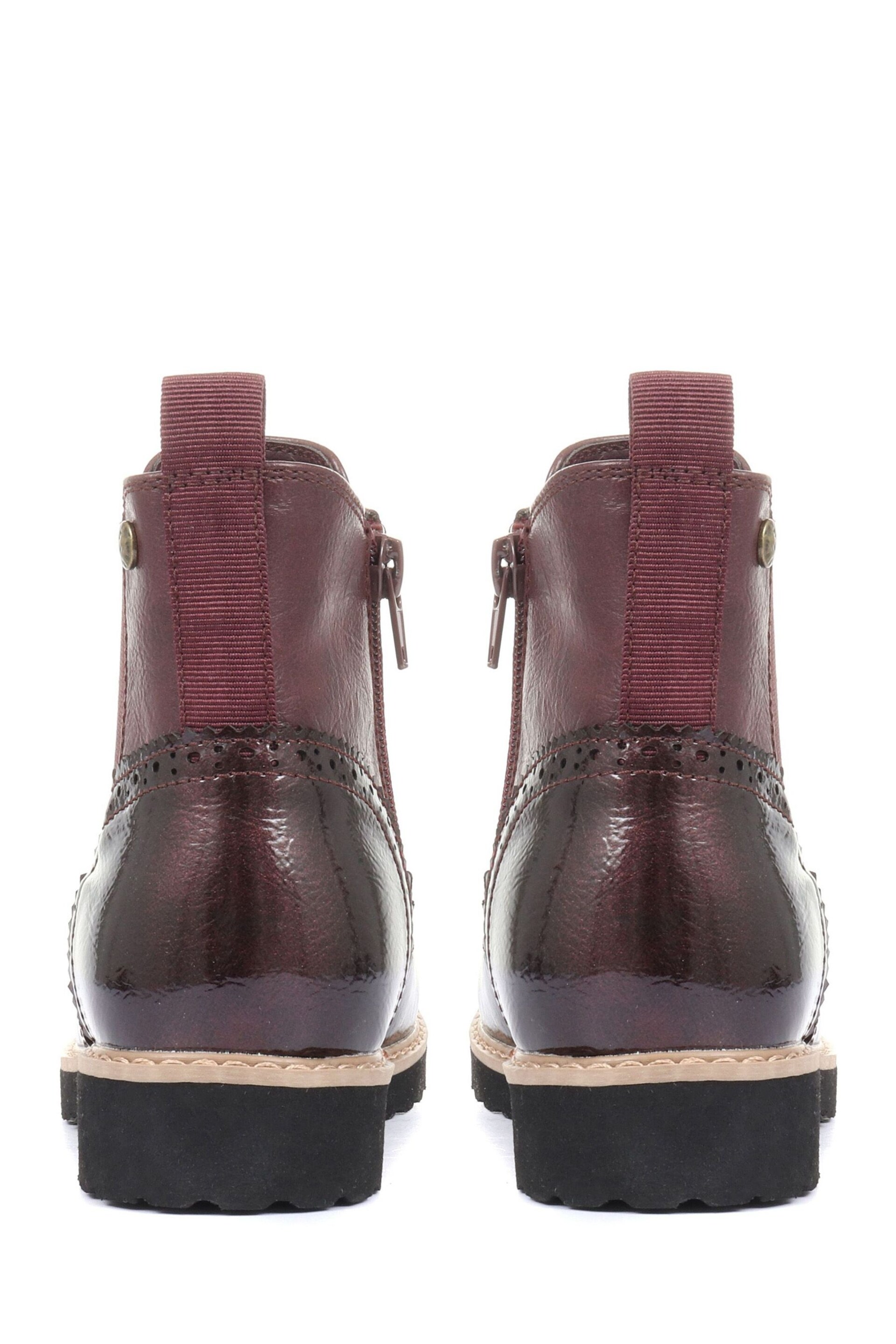 Pavers Ladies Brogue Chelsea Boots - Image 2 of 5