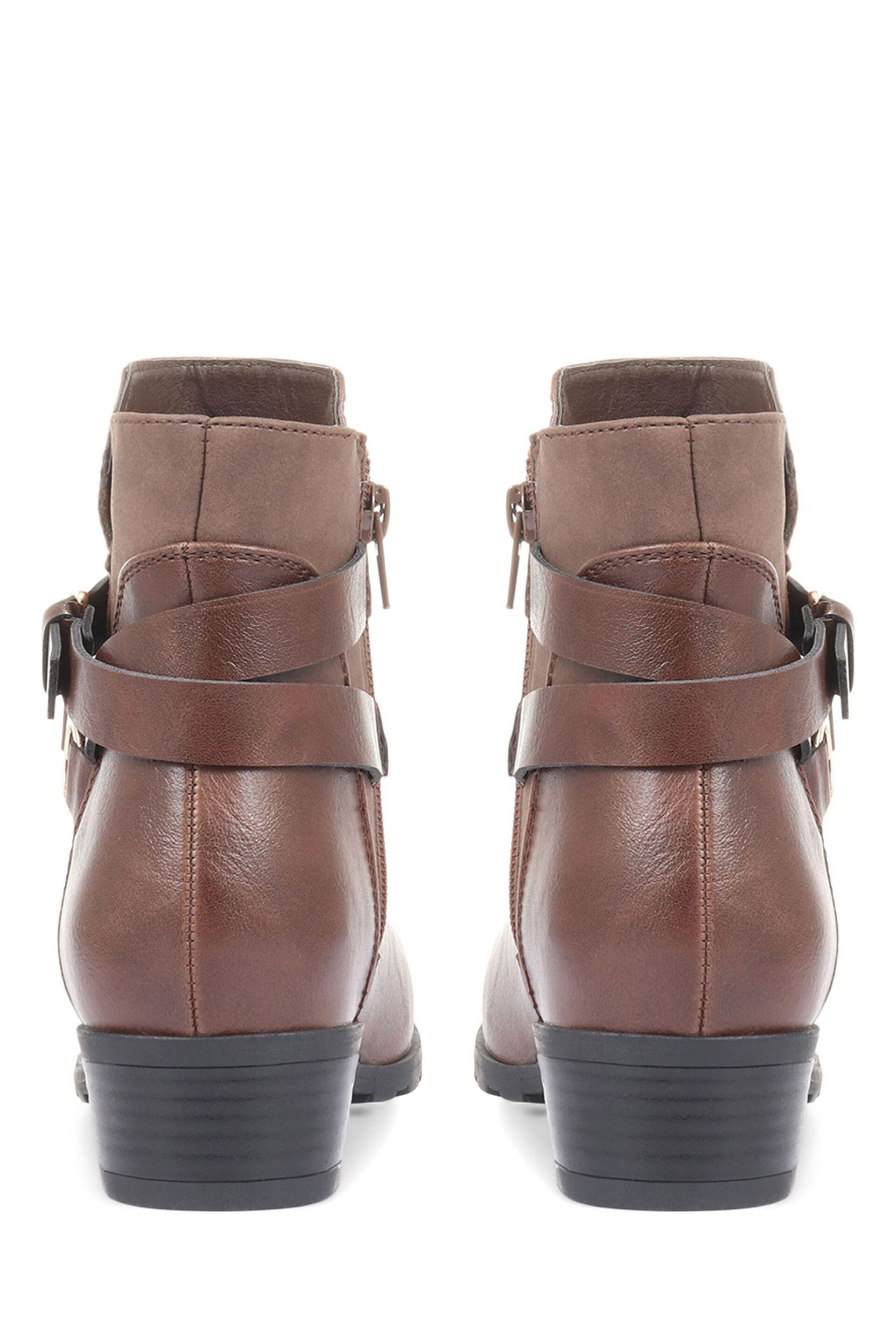 Pavers Ladies	Flat Ankle Boots - Image 3 of 5