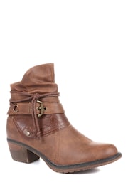 Pavers Ladies Slouch Ankle Boots - Image 2 of 5