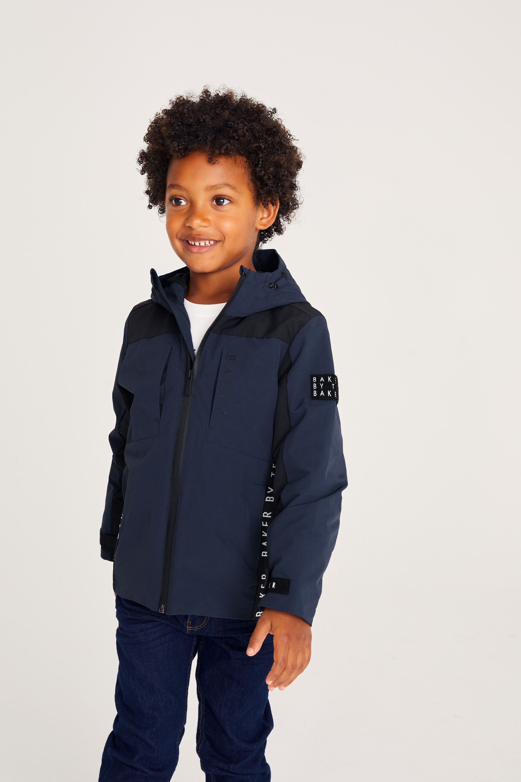 Buy Baker by Ted Baker Navy Waterproof Shower Jacket from Next Luxembourg