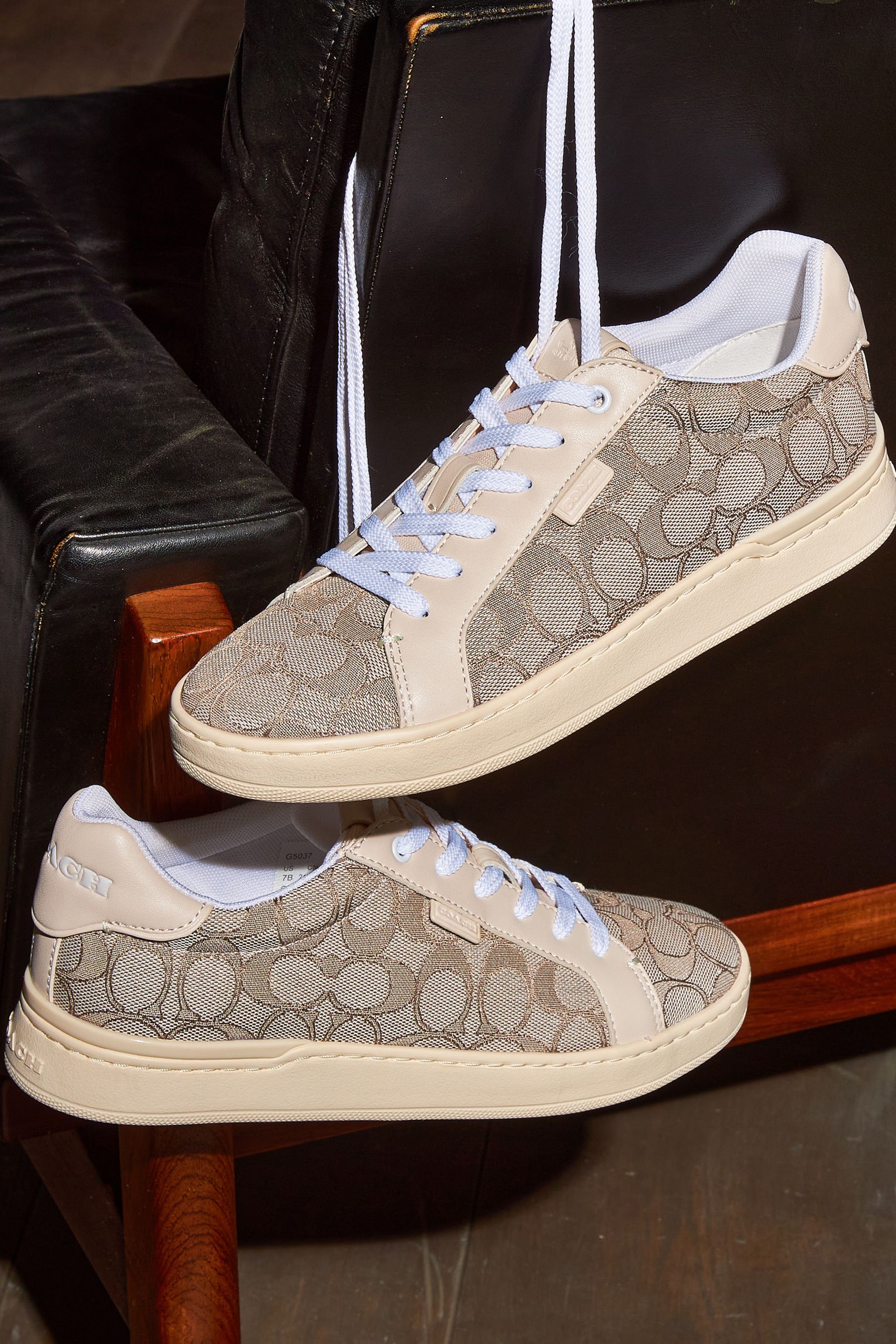 Buy Coach Lowline Jacquard Print Trainers from Next Ireland