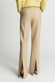 Reiss Lemon Devon Regular Wool Blend Flared Trousers - Image 5 of 5