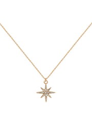 Caramel Jewellery London Gold Tone Superstar Necklace - Image 5 of 7