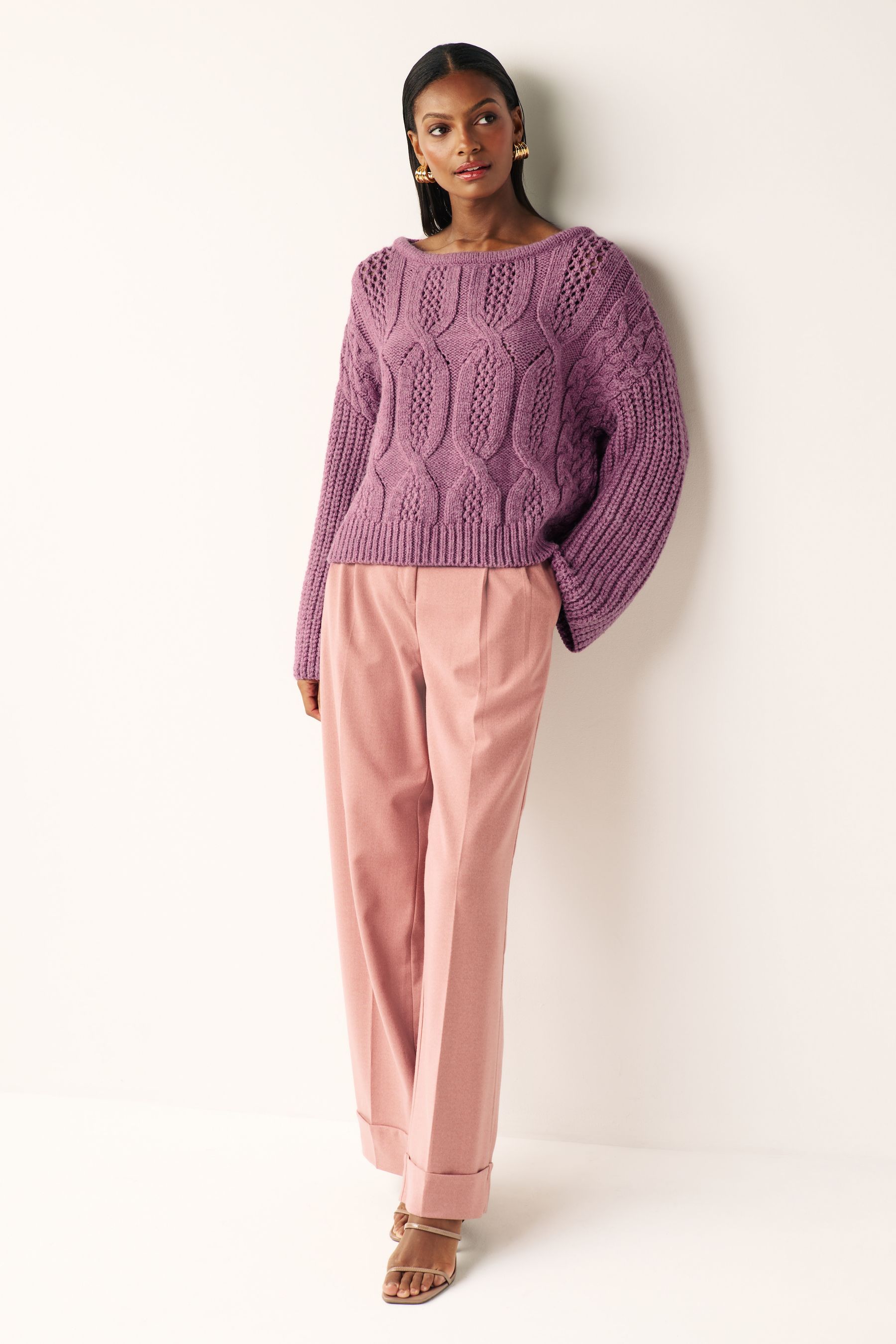 Dark pink jumper deals