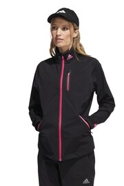 adidas Golf Black RAIN.RDY Jacket - Image 1 of 7