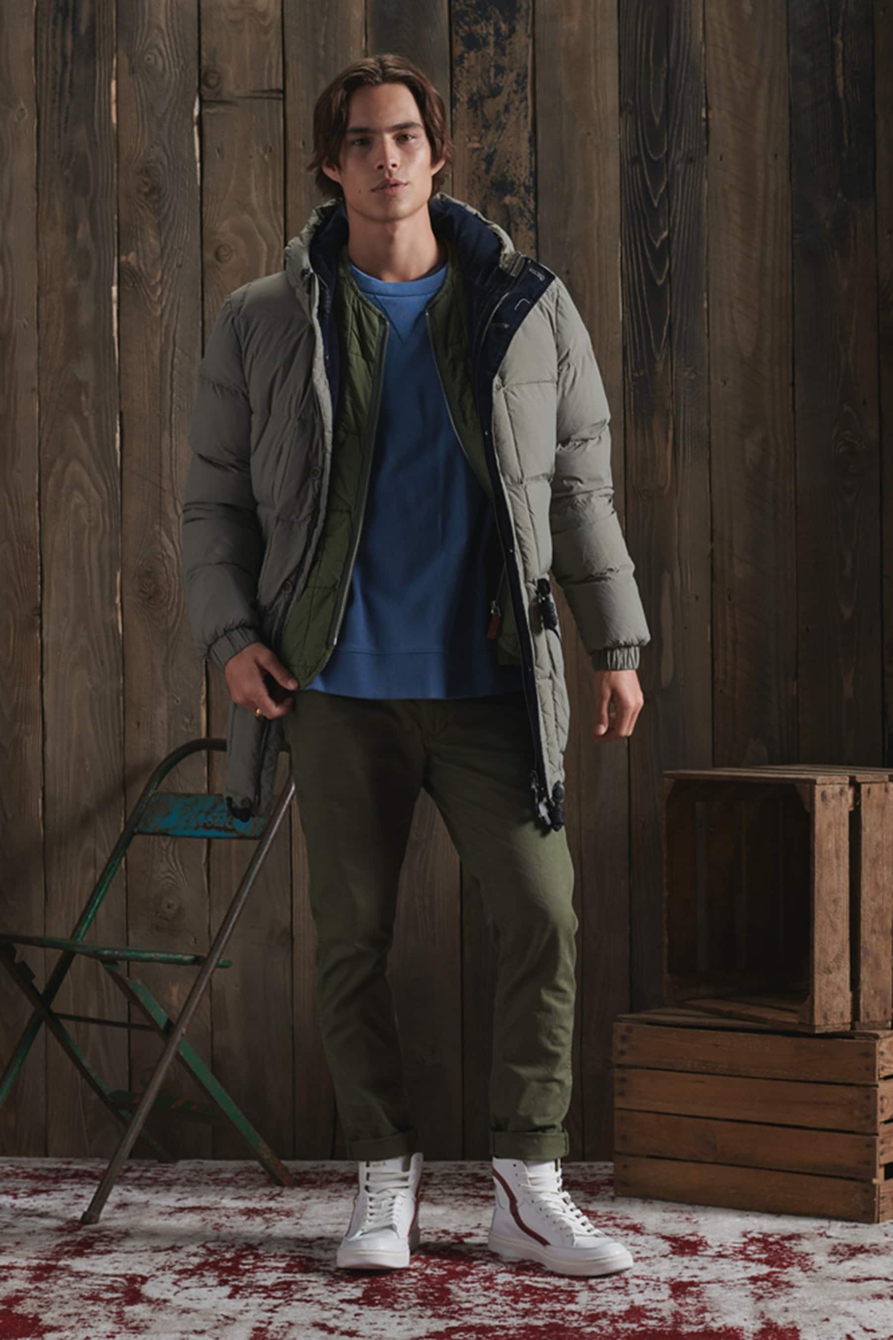 Silver superdry jacket new arrivals