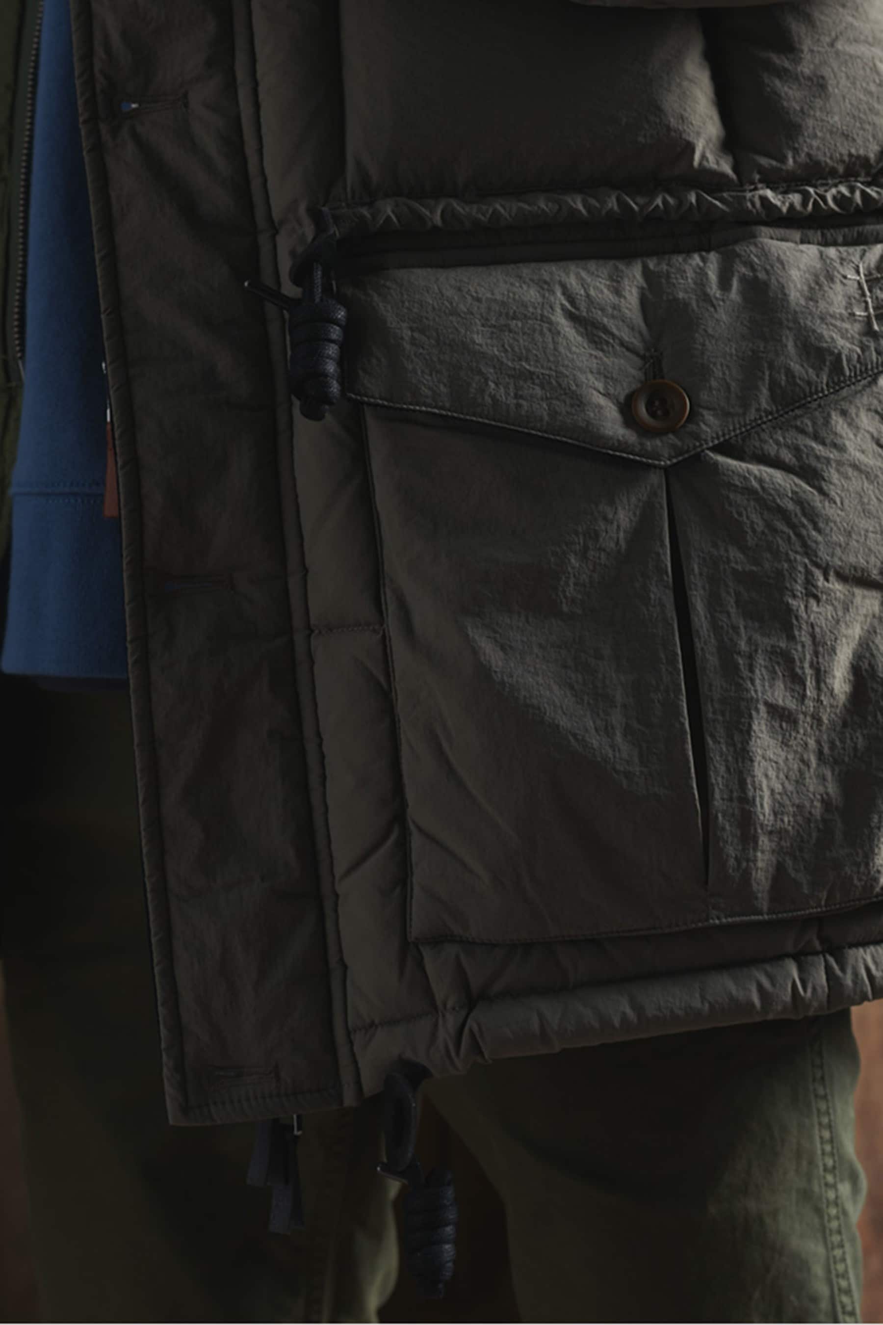 Buy Superdry Silver Limited Edition Dry Down Parka Coat from Next Luxembourg