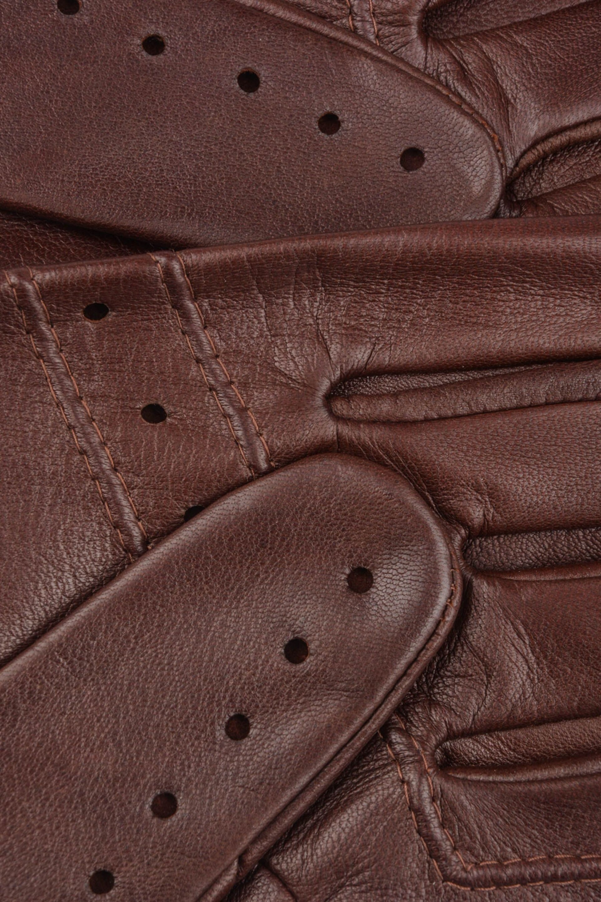 Lakeland Leather Brown Monza Leather Driving Gloves - Image 5 of 5