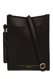 Pure Luxuries London Barton Vegetable Tanned Leather Cross-Body Phone Bag - Image 2 of 5