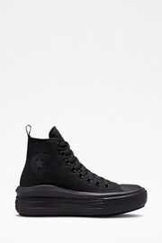 Converse Black Move High Top Youth Trainers - Image 1 of 6