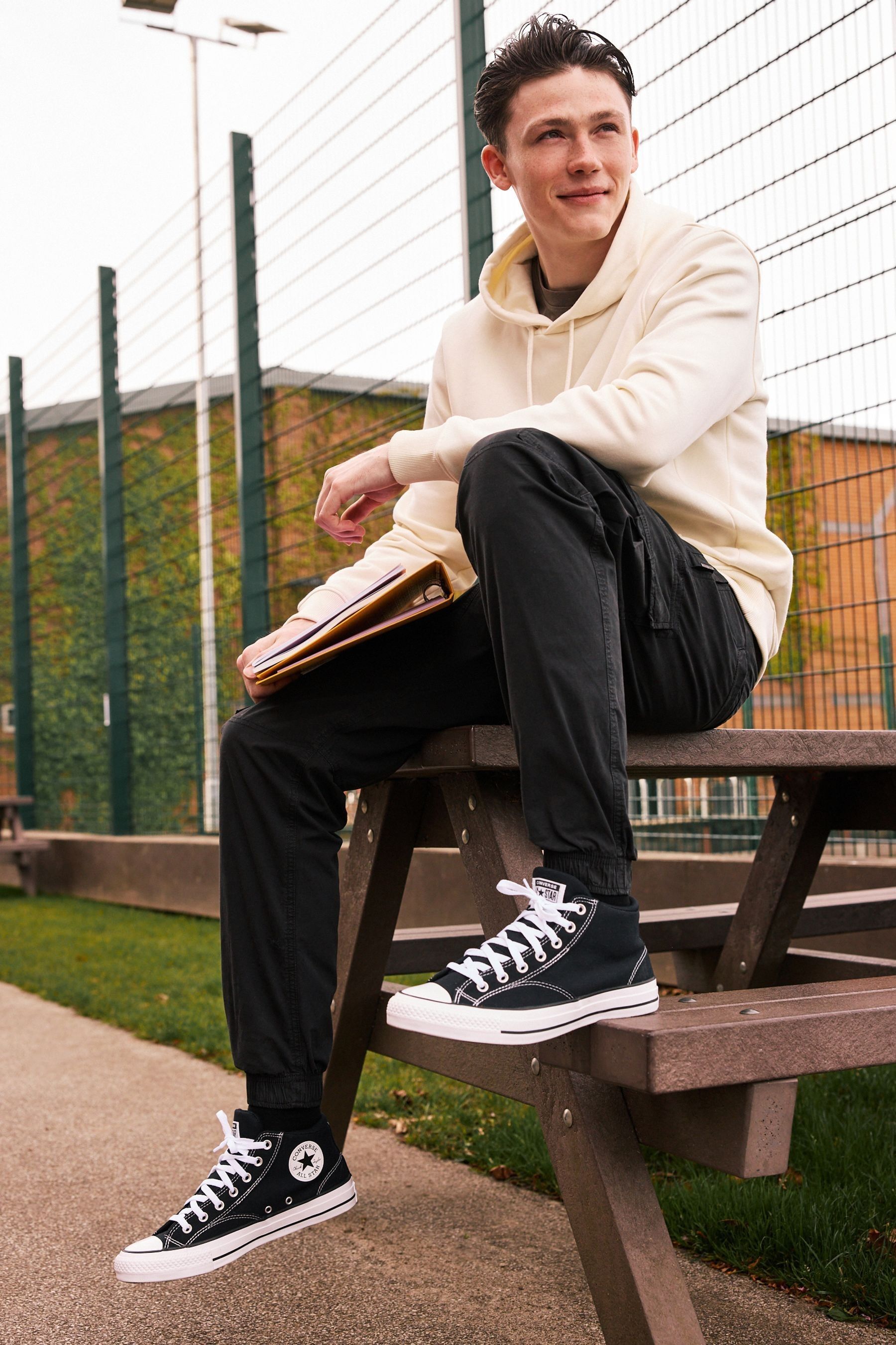Buy Converse Black Chuck Malden Street Trainers from the Next UK online shop
