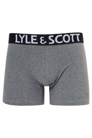 Lyle & Scott Black Lyle & Scott Daniel Black Premium Trunks 3 Pack - Image 2 of 4