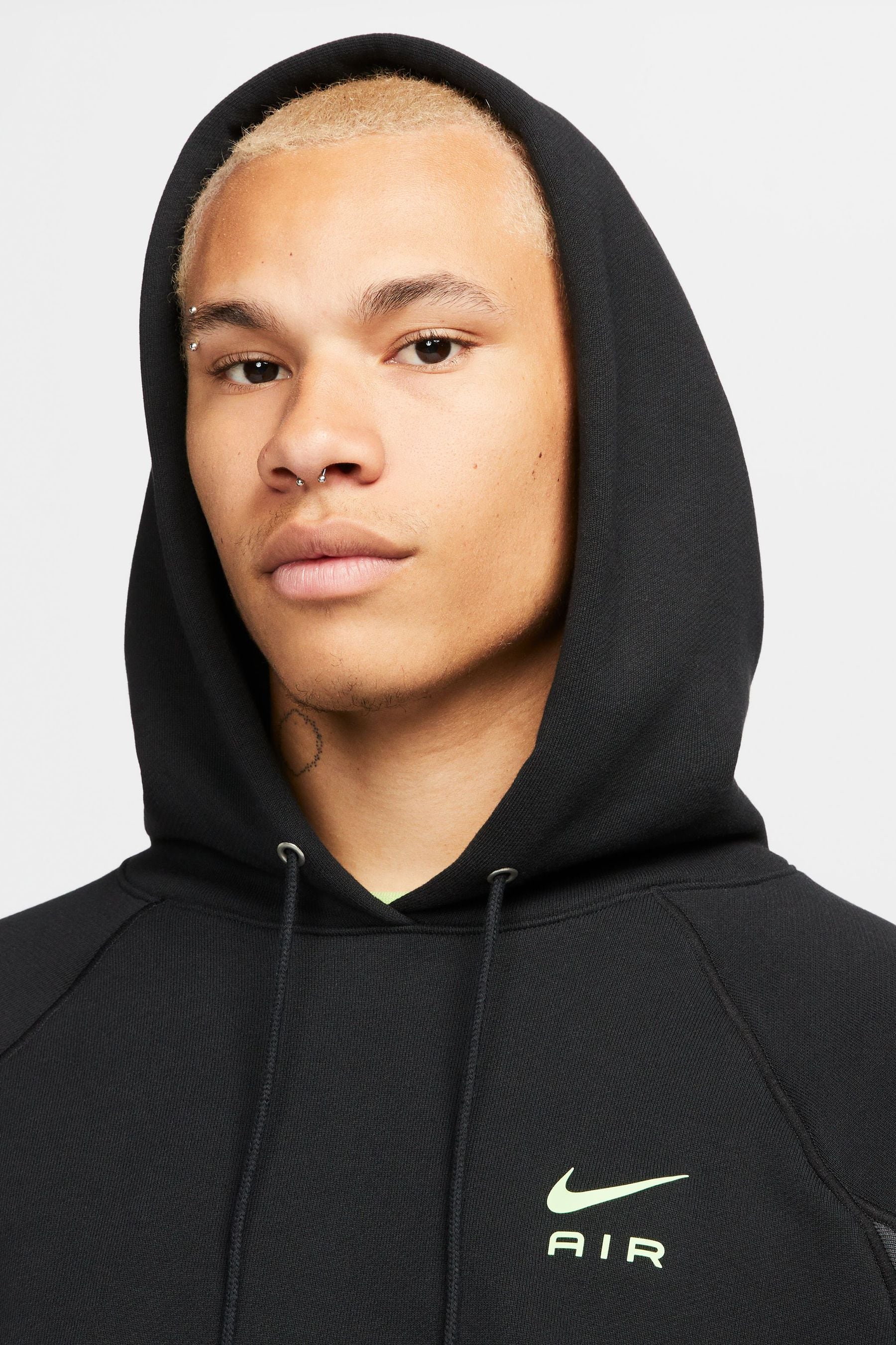 Nike air black and white hoodie best sale