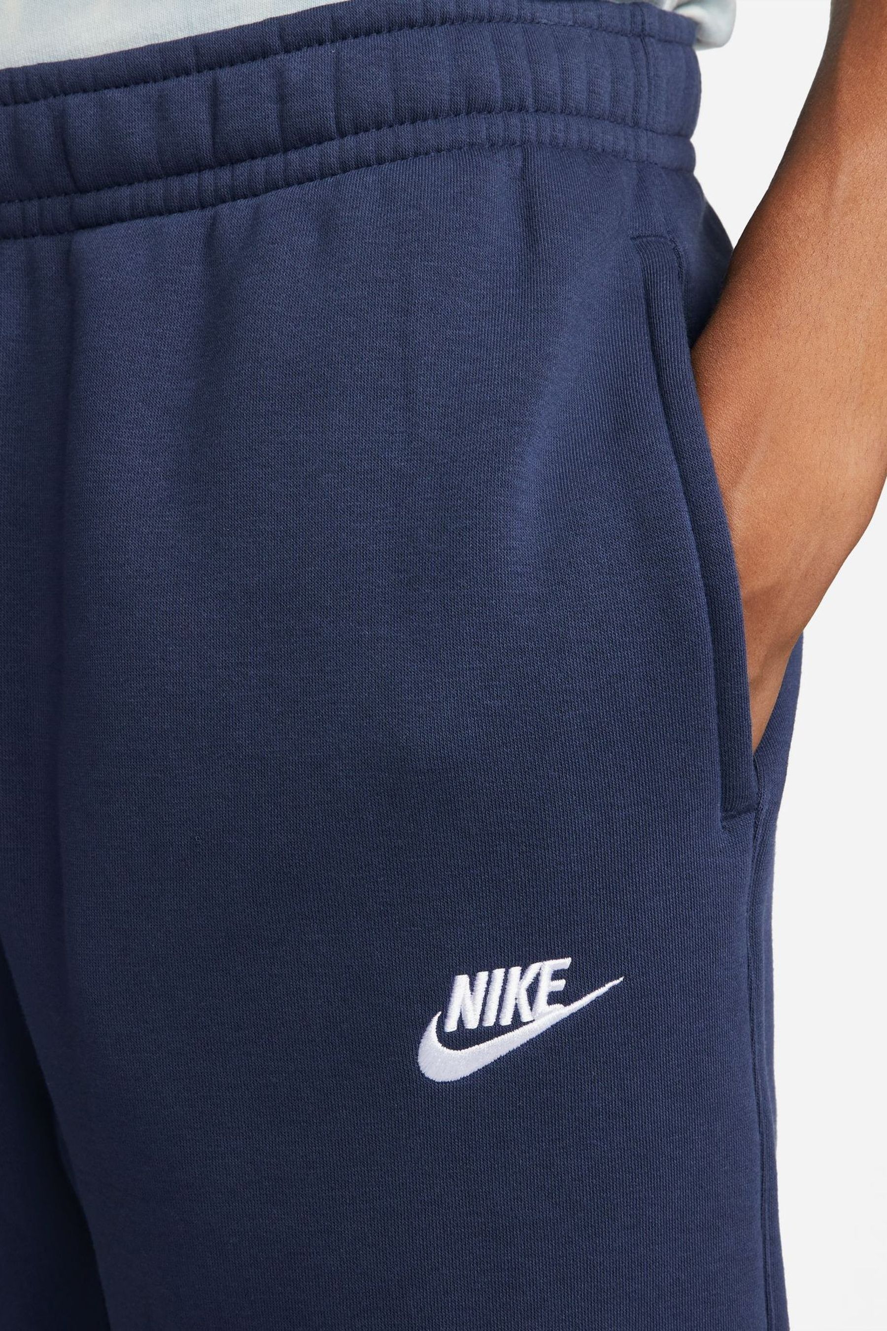 Buy Nike Navy Club Cuffed Joggers from the Next UK online shop
