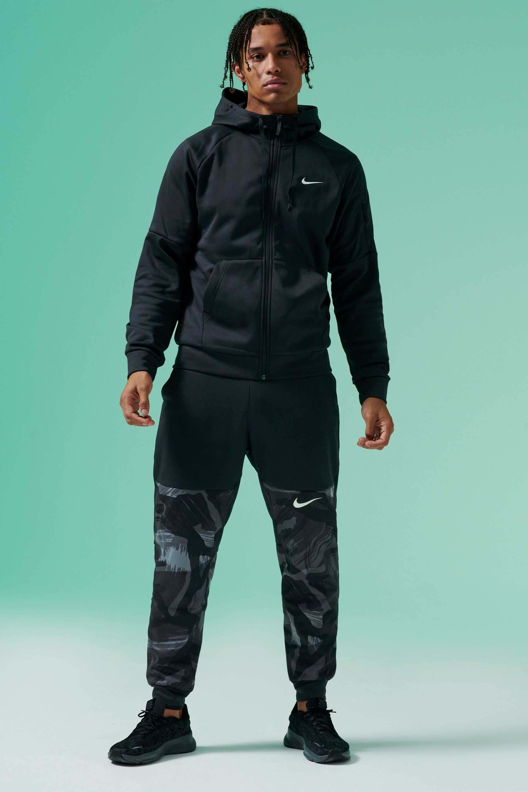 Buy Nike Black Therma FIT Zip Up Training Hoodie from the Next UK online shop