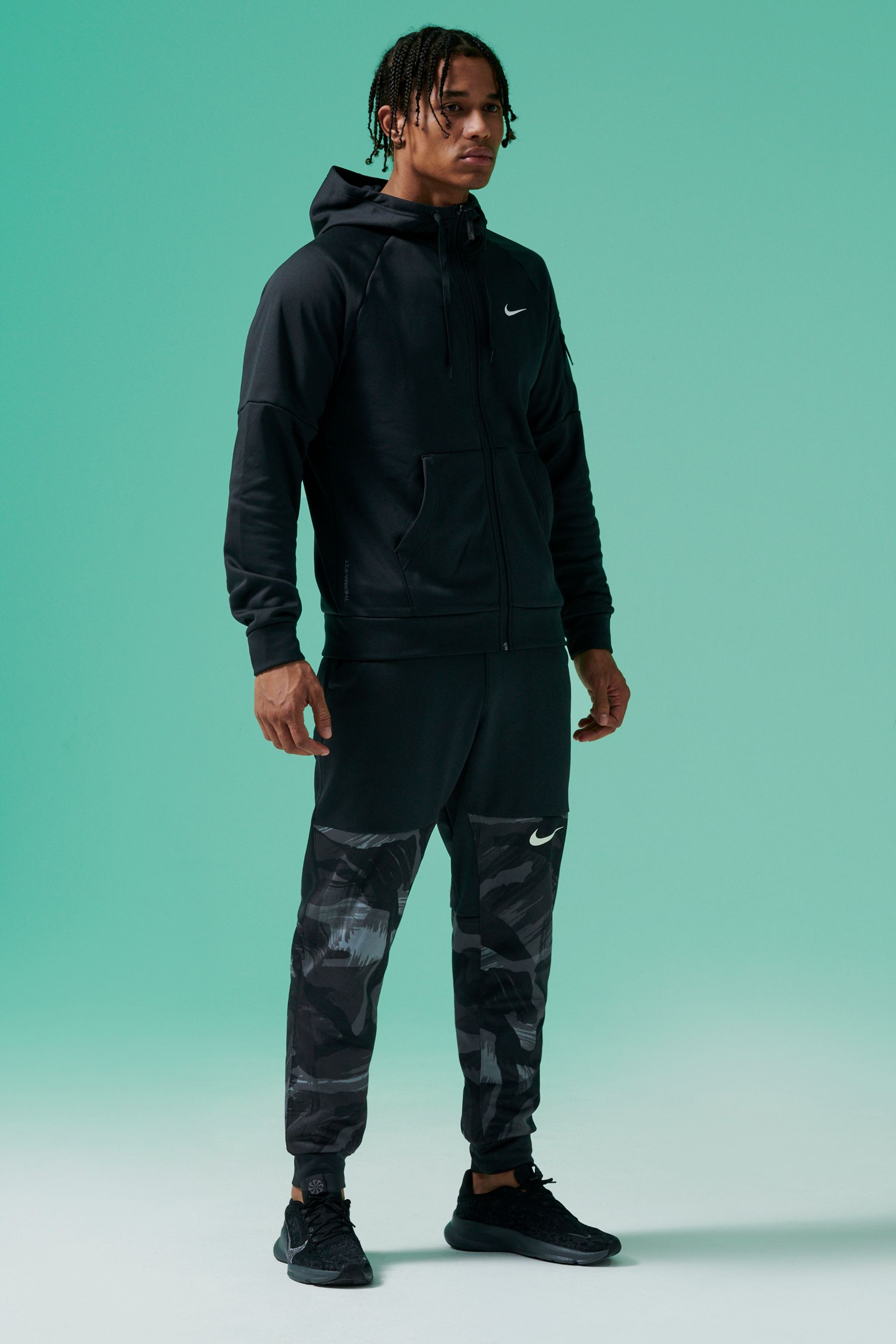 Buy Nike Black Therma FIT Zip Up Training Hoodie from the Next UK online shop