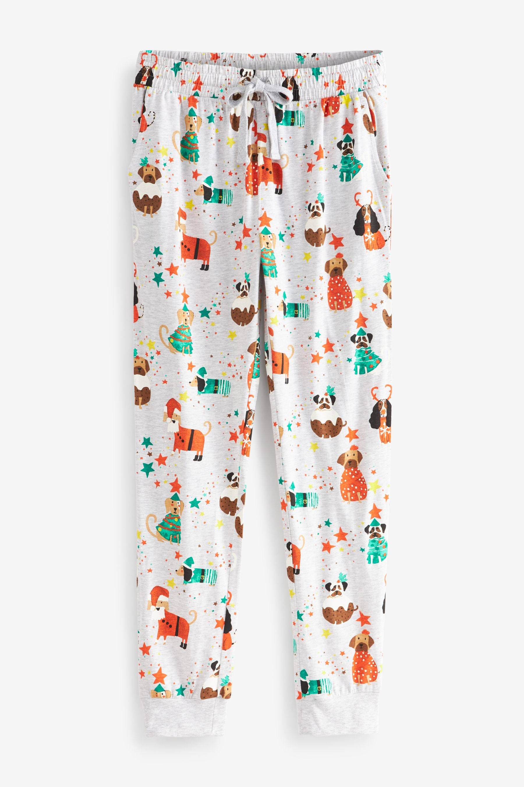 Christmas dog pajama pants clearance