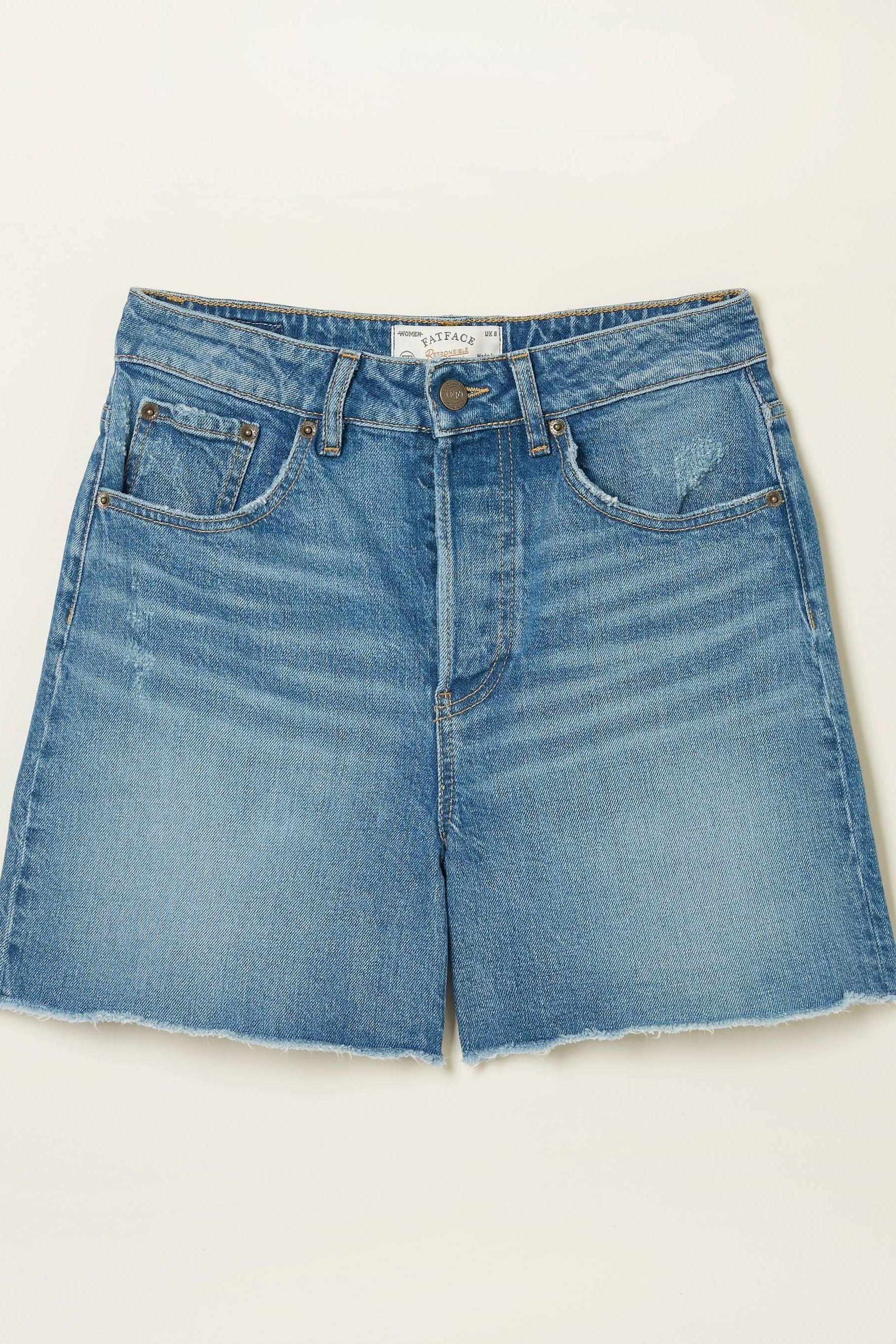 Cut up blue jean shorts hotsell