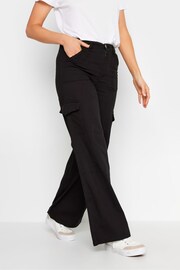 Long Tall Sally Black Loose Utility Trousers - Image 3 of 4