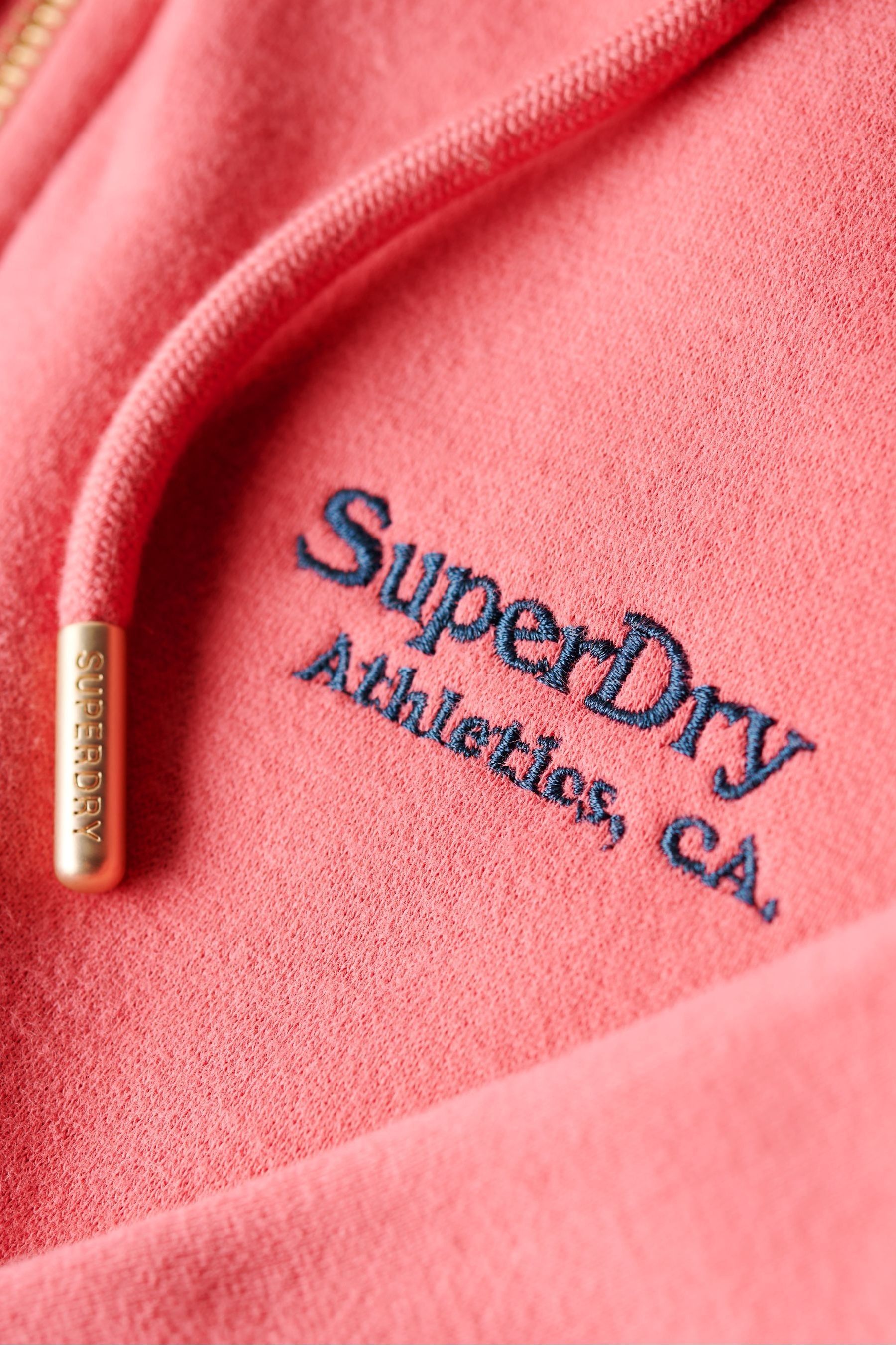 Superdry hoodie neon pink online