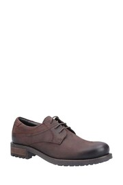 Cotswold Brown Brookthorpe Plain Toe Derby Shoes - Image 2 of 4