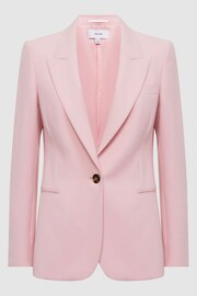 Reiss Pink Marina Petite Single Breasted Blazer - Image 2 of 6