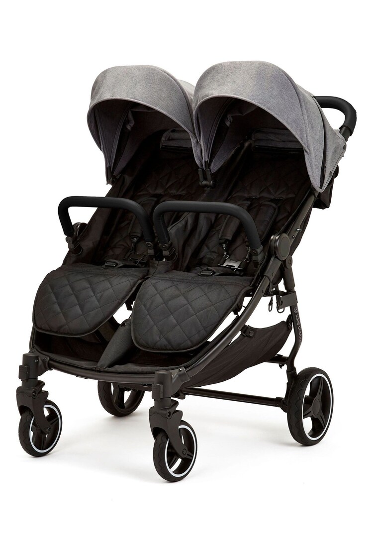 Ickle Bubba Grey Venus Double Stroller Space Grey Pushchair - Image 1 of 4