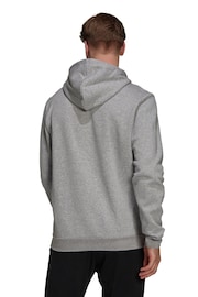 adidas Medium Grey Essentials Feelcozy Hoodie - Image 3 of 6