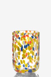 Multi Set of 2 Bright Confetti Tumbler Glasses - Image 4 of 4