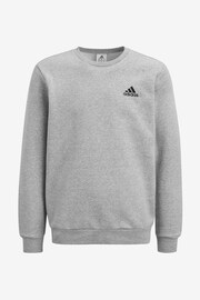 adidas Grey Feelcozy Sweat Top - Image 5 of 5