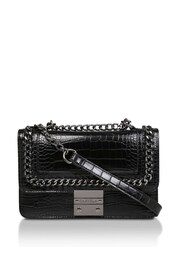 Carvela Bailey Black Qltd Chn Shoulder Bag - Image 1 of 5