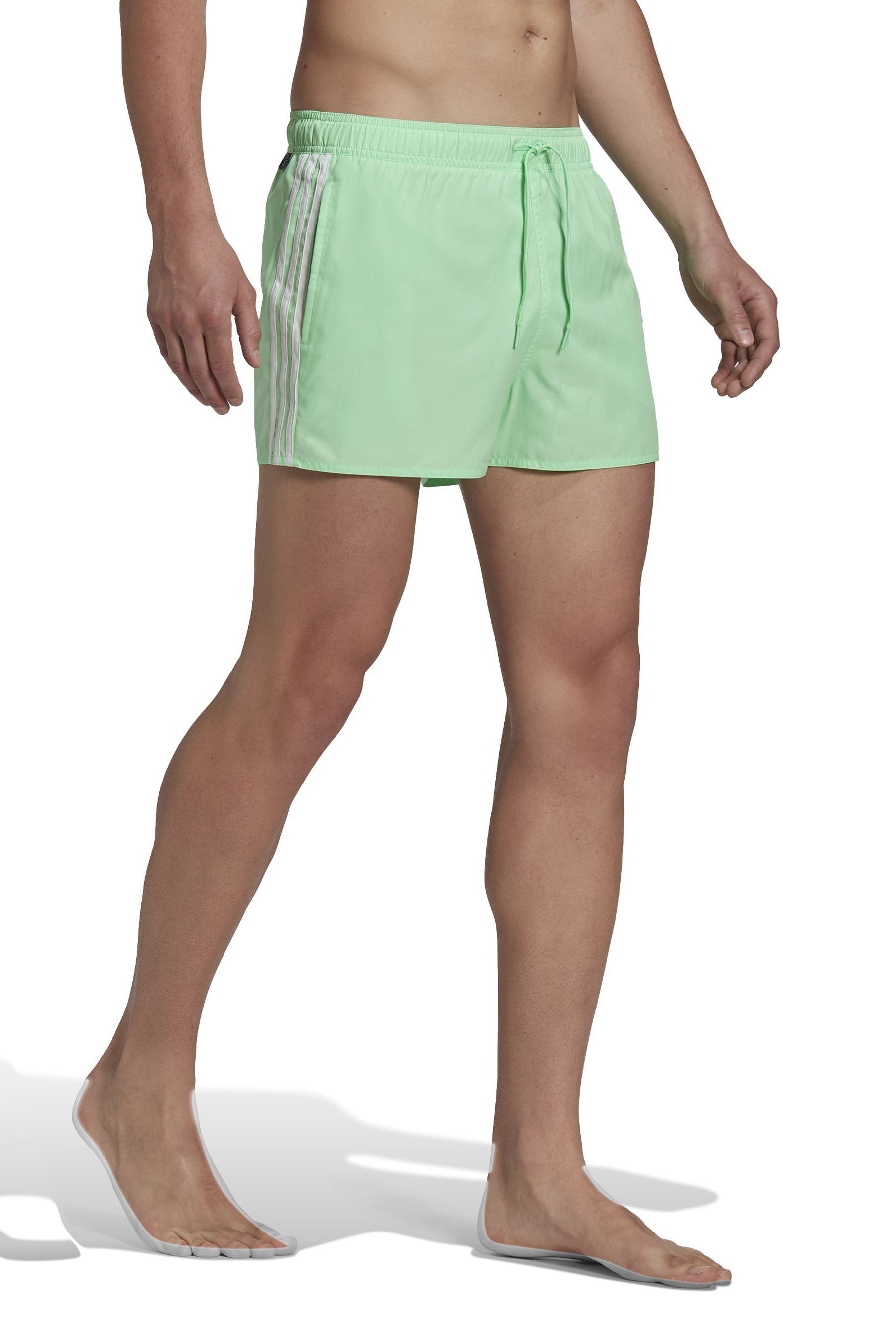 Buy adidas Green Performance Classic 3 Stripes Swim Shorts from Next Poland