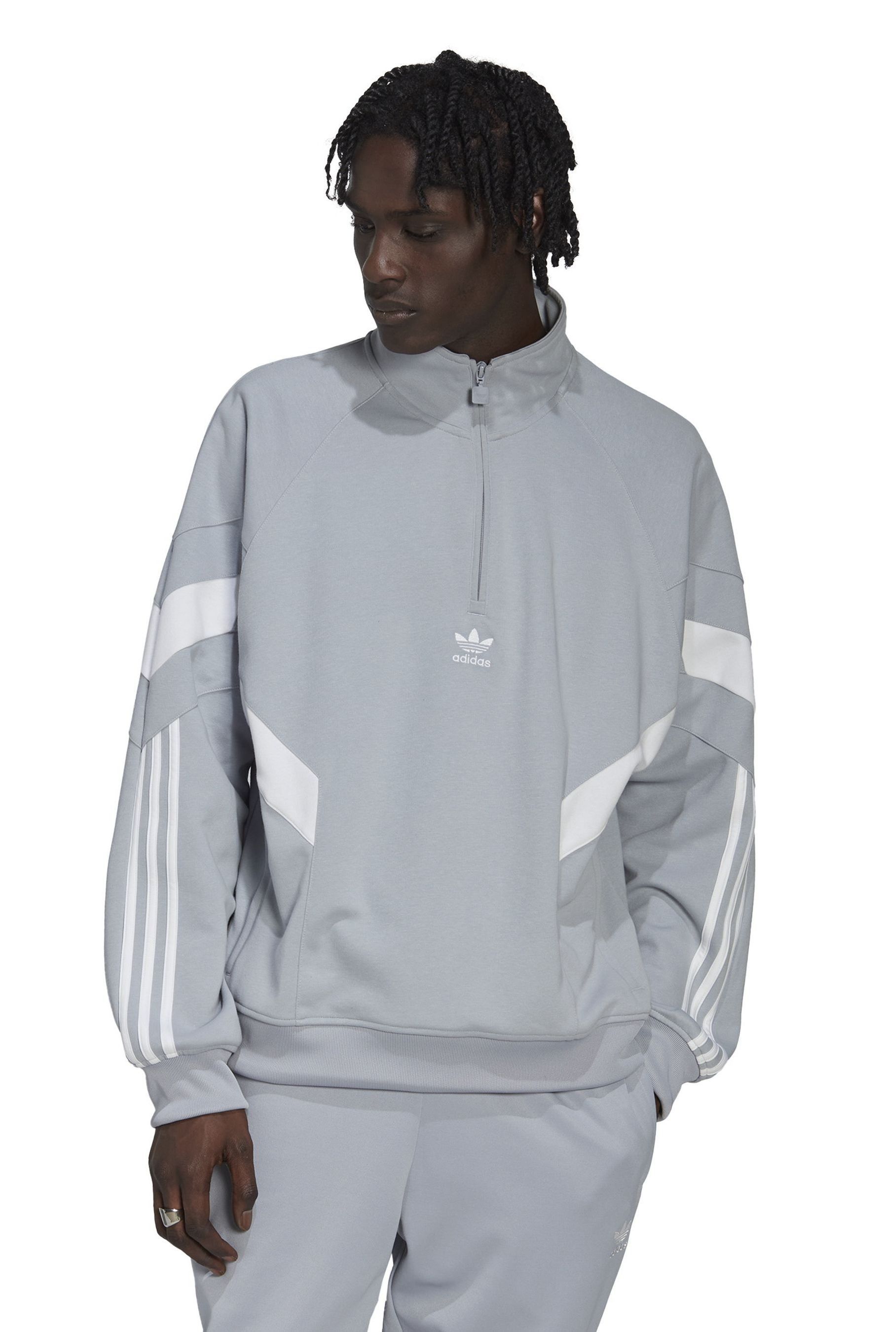 Buy adidas Originals Rekive Half Zip Sweatshirt from Next Luxembourg