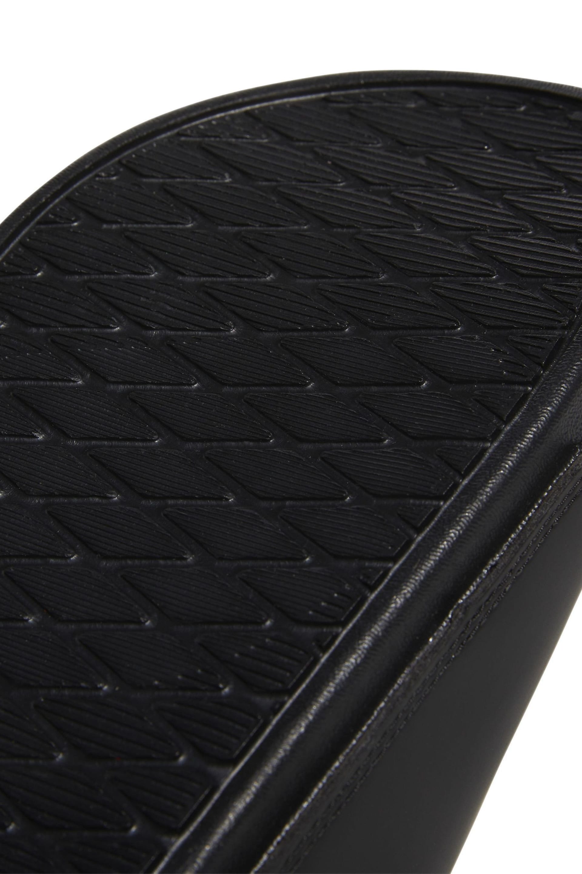 adidas Dark Black Sportswear Adilette Comfort Slides - Image 9 of 9