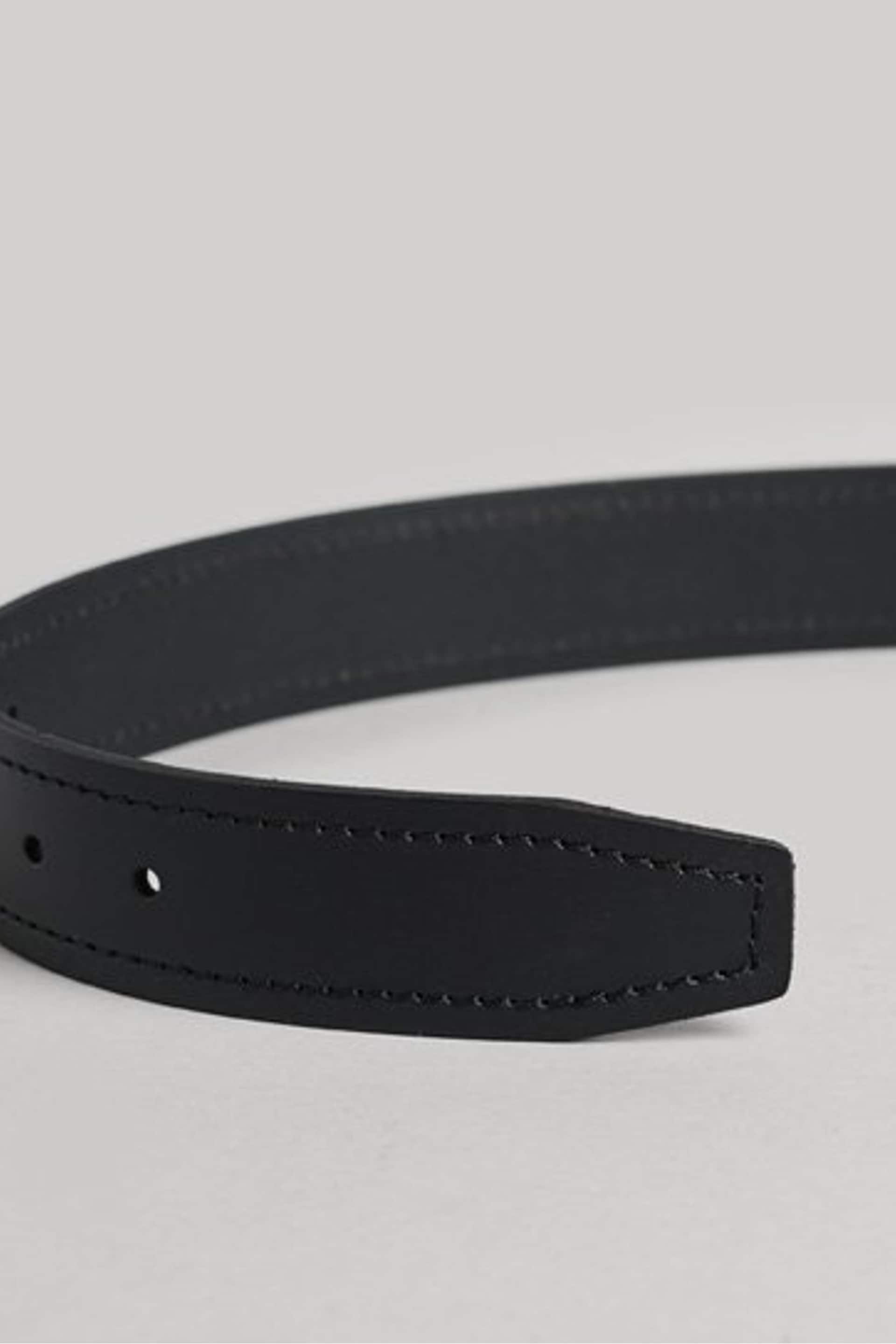 Superdry Dark Black Vintage Branded Belt - Image 2 of 4