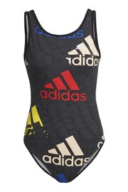 adidas Grey Essentials Logo Bodysuit - Image 7 of 7