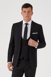 Skopes Milan Black Slim Fit Suit Jacket - Image 1 of 6