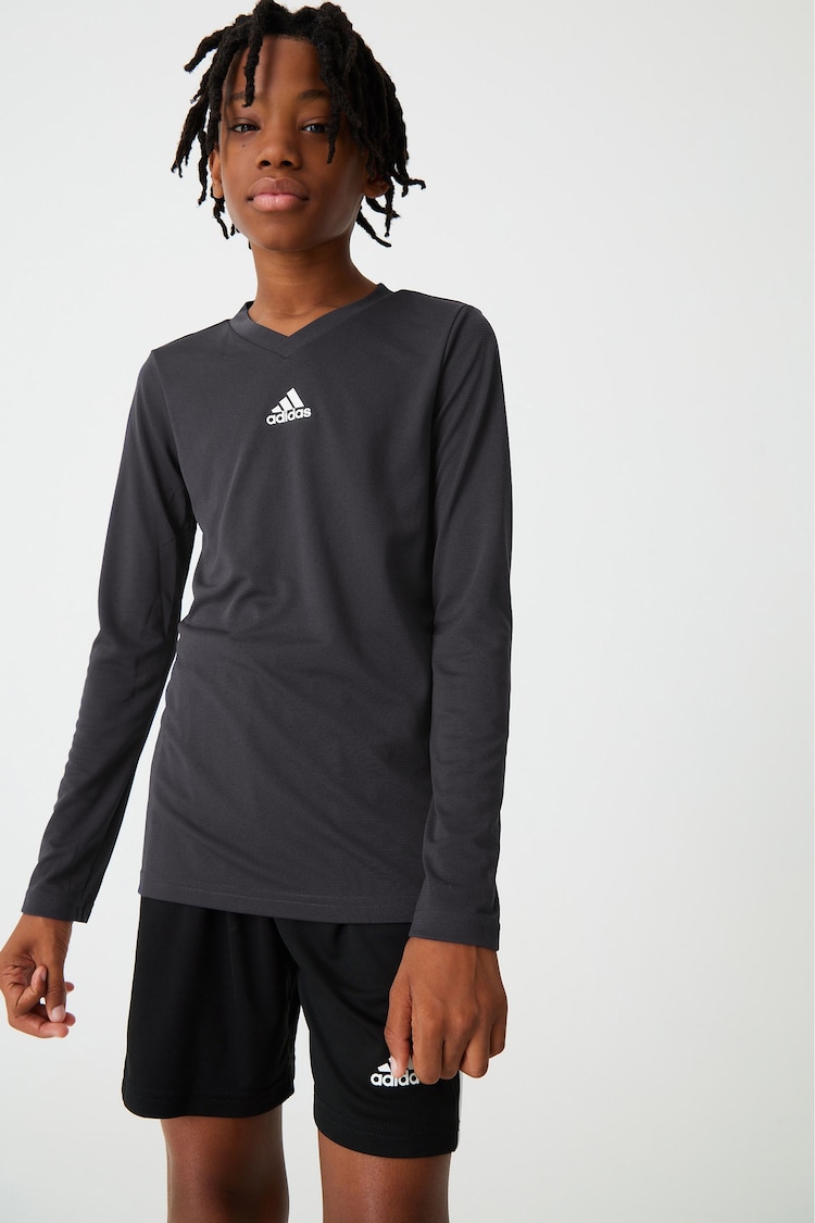 adidas Black Team Base T-Shirt - Image 1 of 6