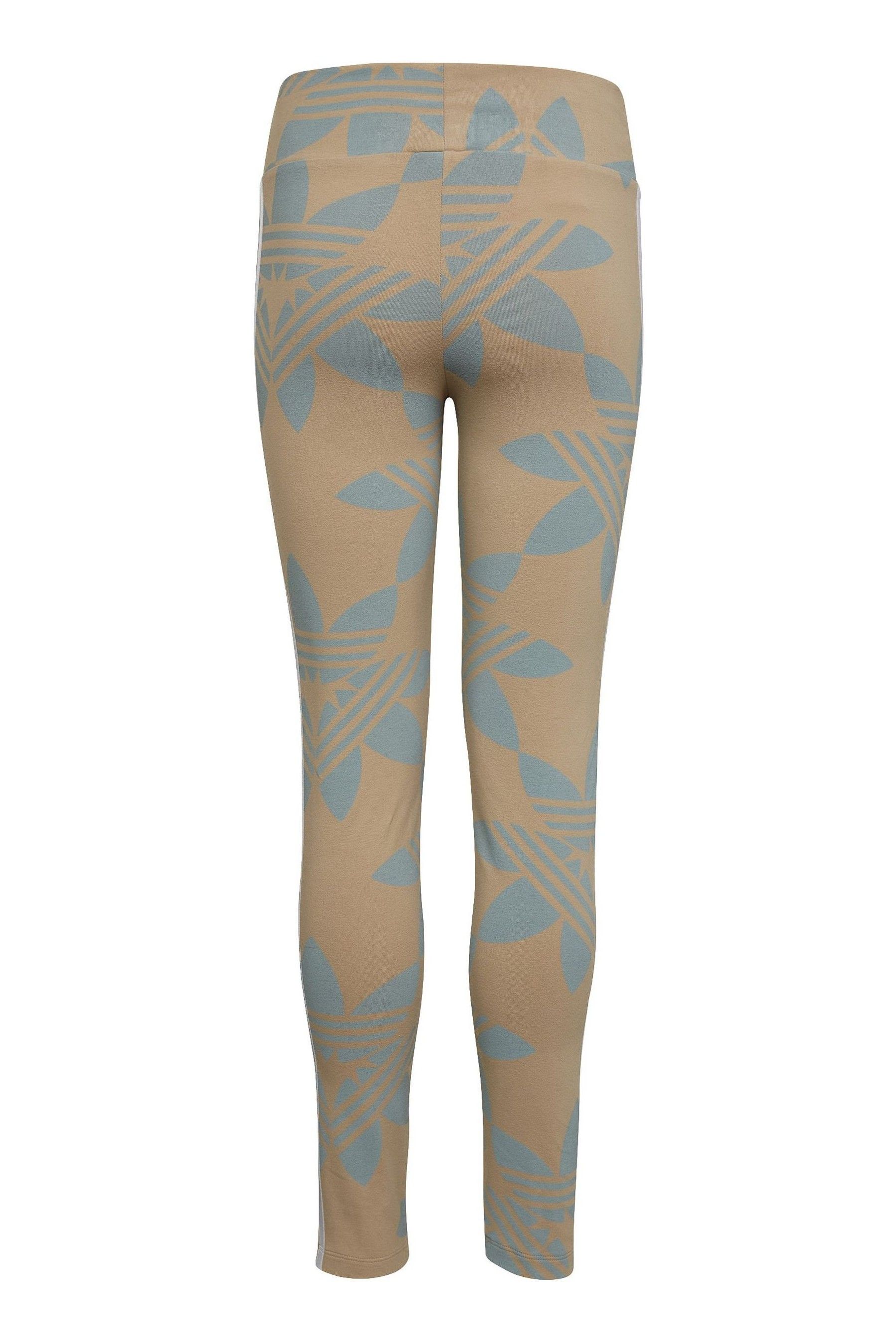 Buy adidas Originals Brown Allover Print High Waisted Leggings from Next Luxembourg