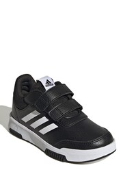 adidas Black/White Tensaur Hook and Loop Shoes - Image 2 of 7