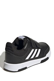 adidas Black/White Tensaur Hook and Loop Shoes - Image 3 of 7